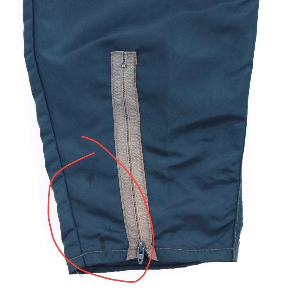 Panno d'or Vintage Mens Size 32 Nylon Cargo Pants Blue Techwear Gorpcore USA - Picture 5 of 7